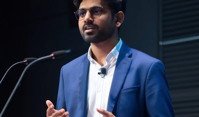 young-empowering-thought-leader-standing-tribune-showing-inspiring-presentation-about